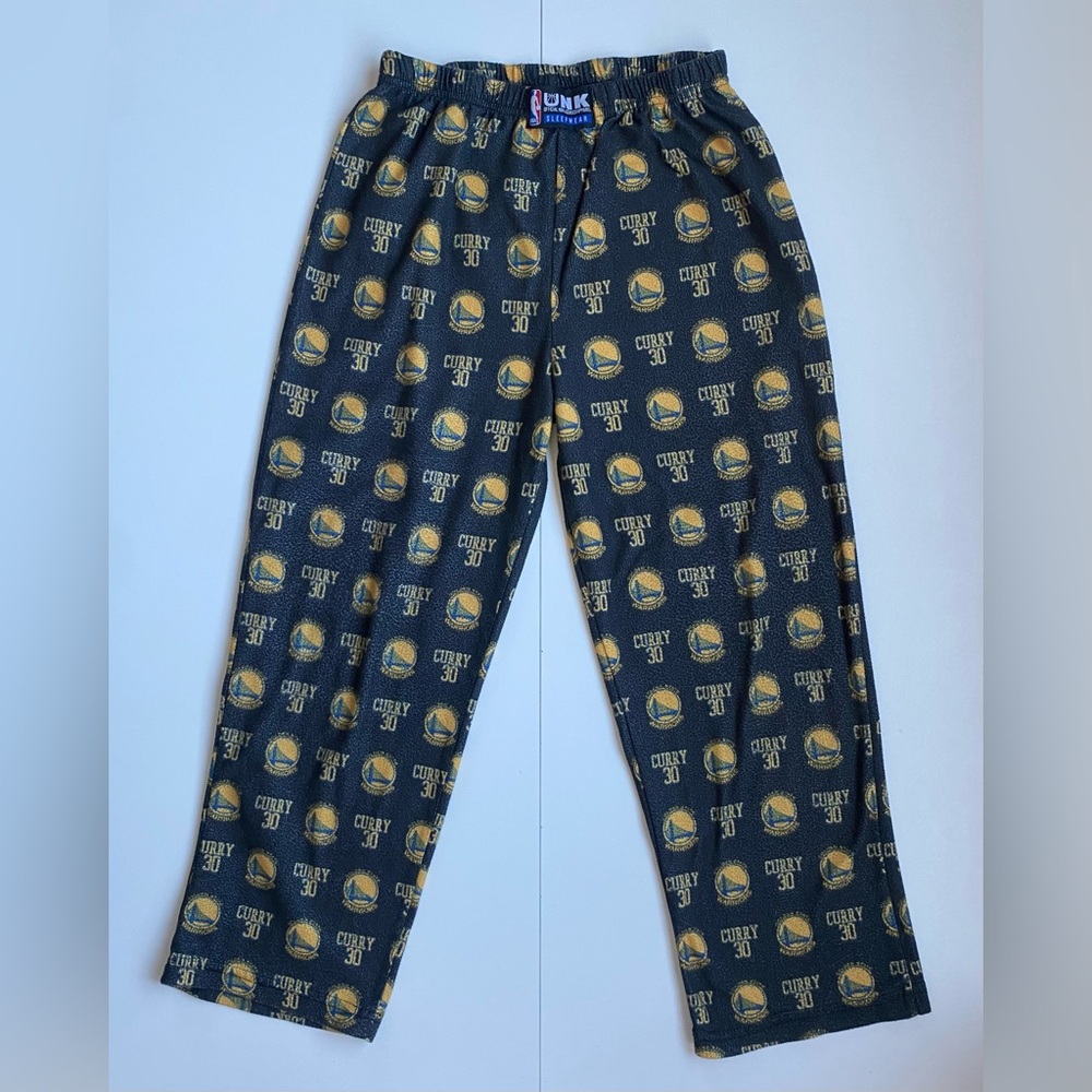 NBA Golden State Warriors Steph Curry Boy’s Pajama Pants Size Large